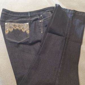 Style &Co curvy ladies boot cut jeans nwot